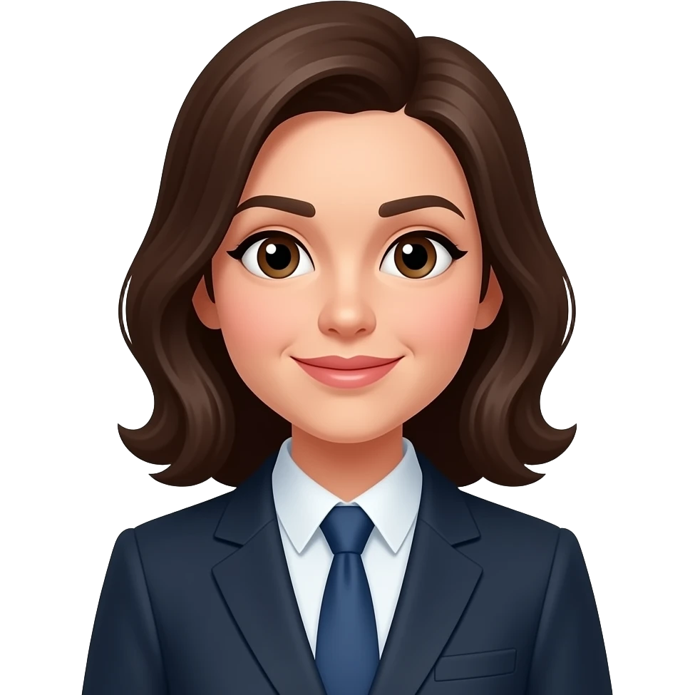 secretary brunette emoji