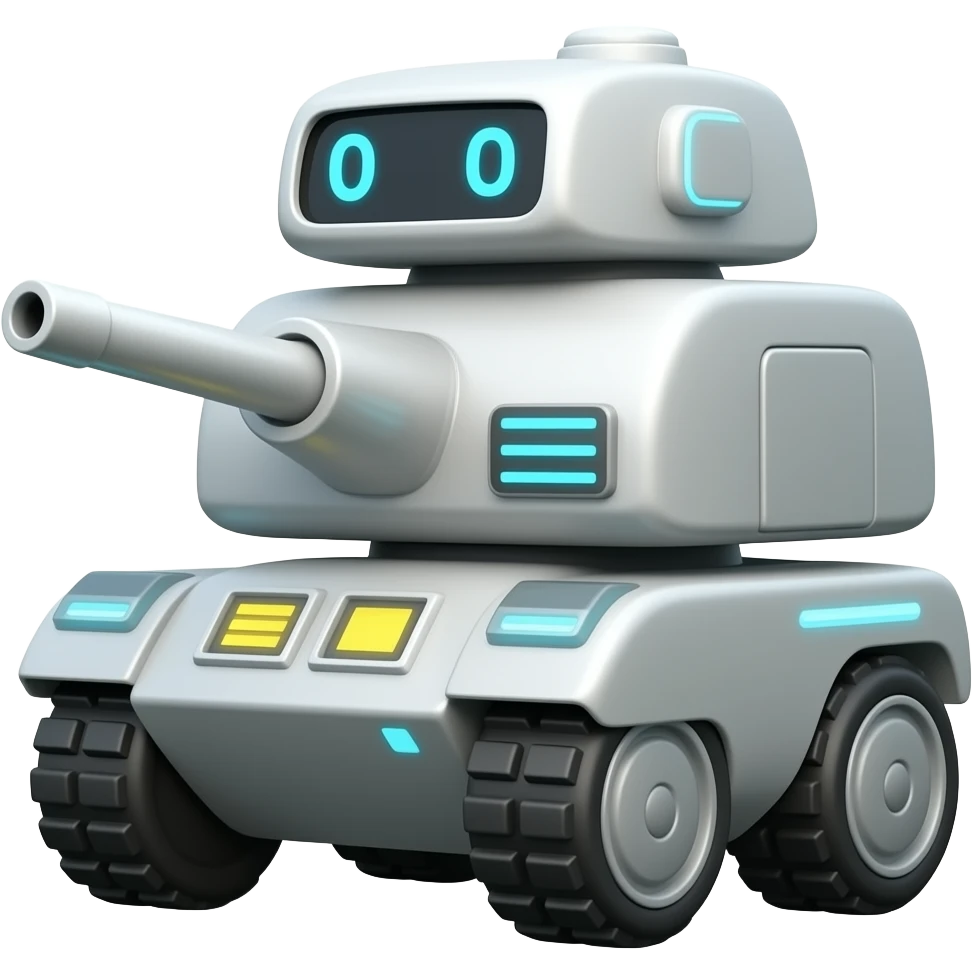delivery robot tank emoji
