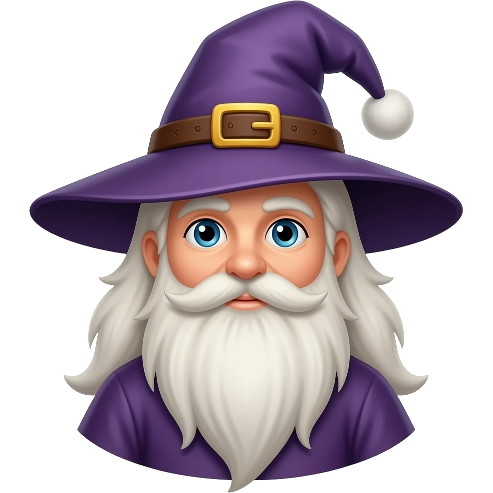 mago with face emoji