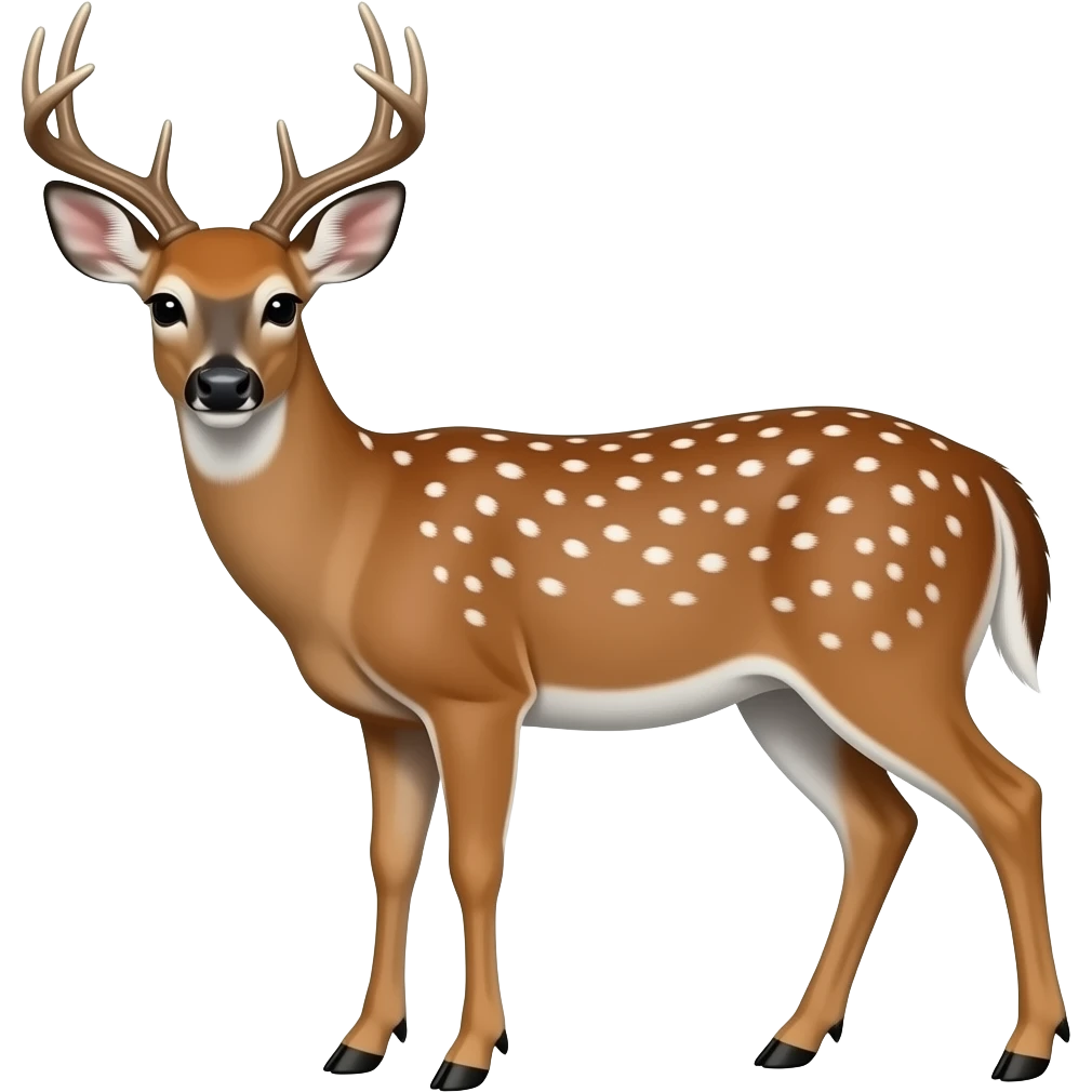 White tailed deer emoji
