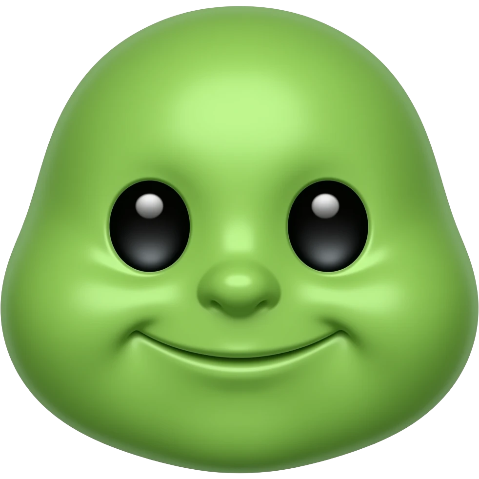 green character emoji