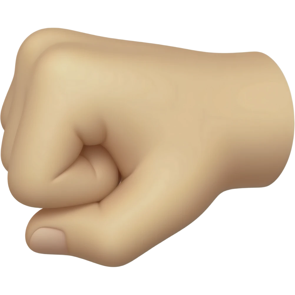 fist closed side emoji