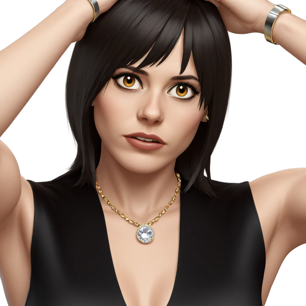 girl in jewelry pose emoji