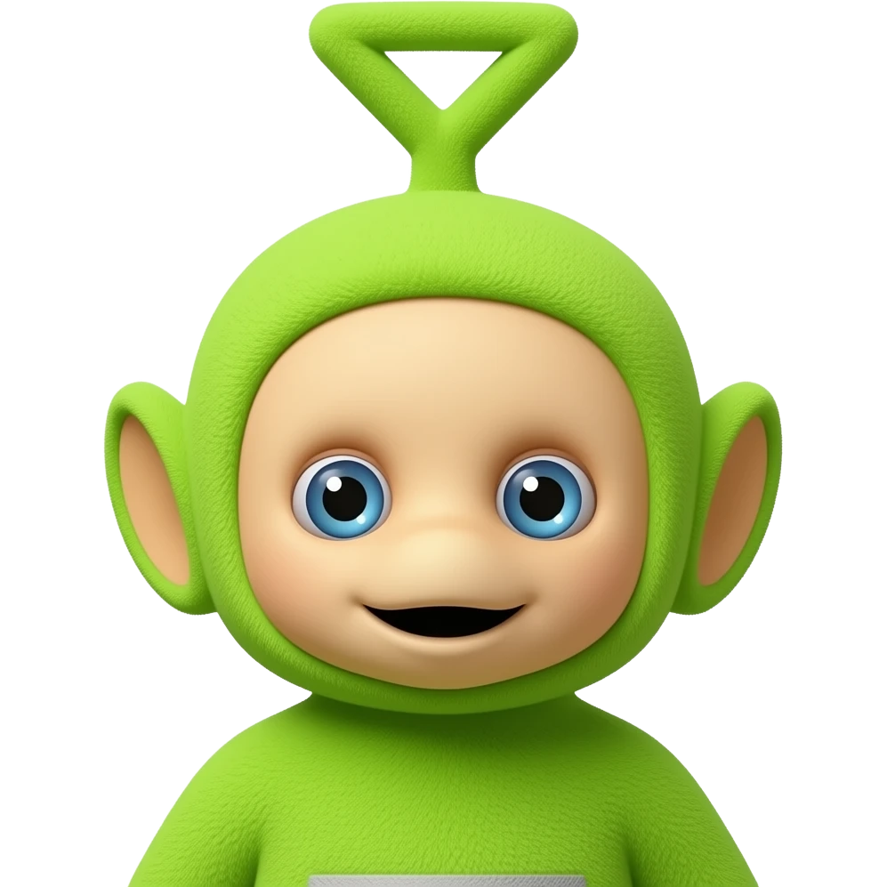 Teletubie verde emoji