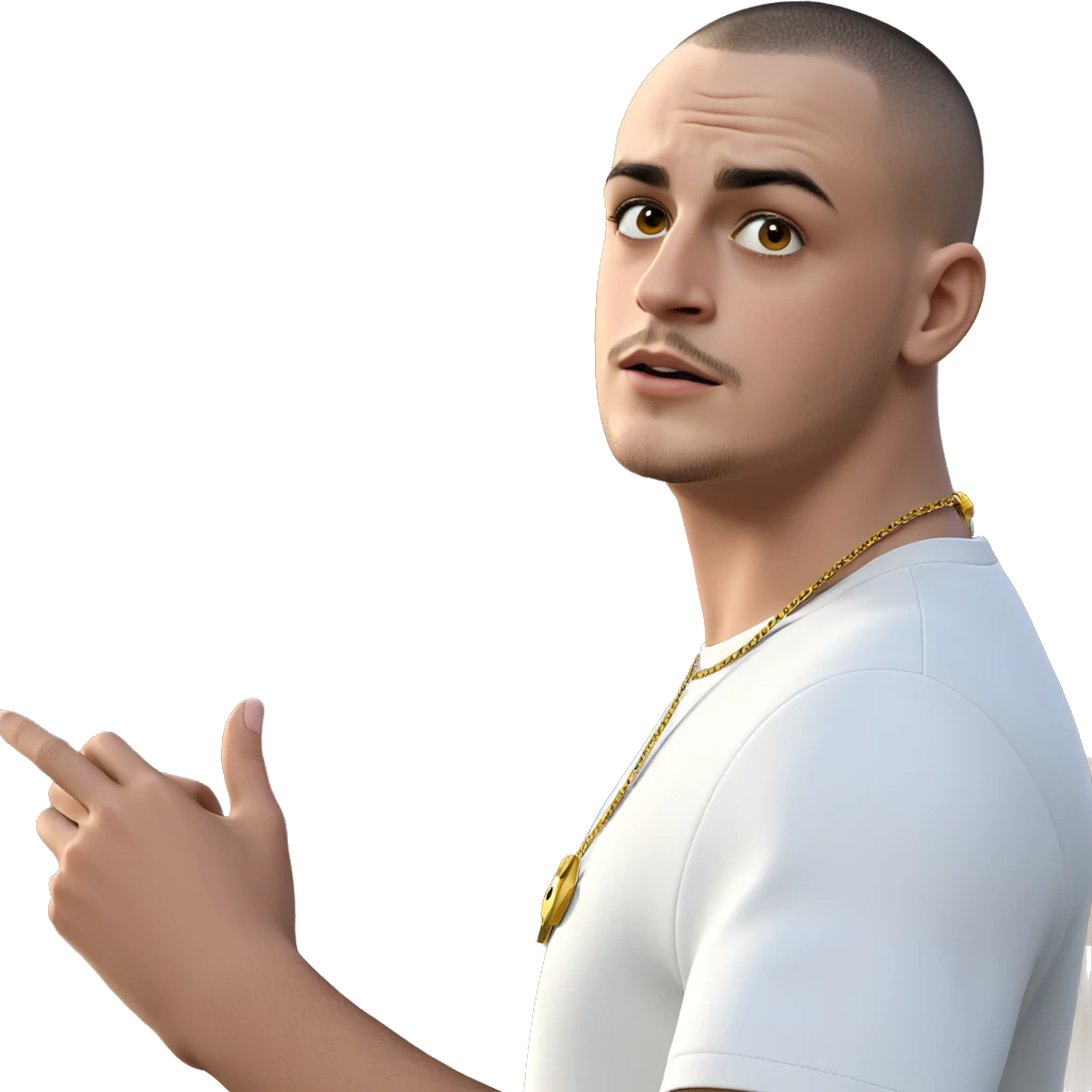 confident boy with buzz cut emoji