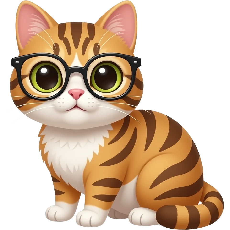 cat with glasses emoji