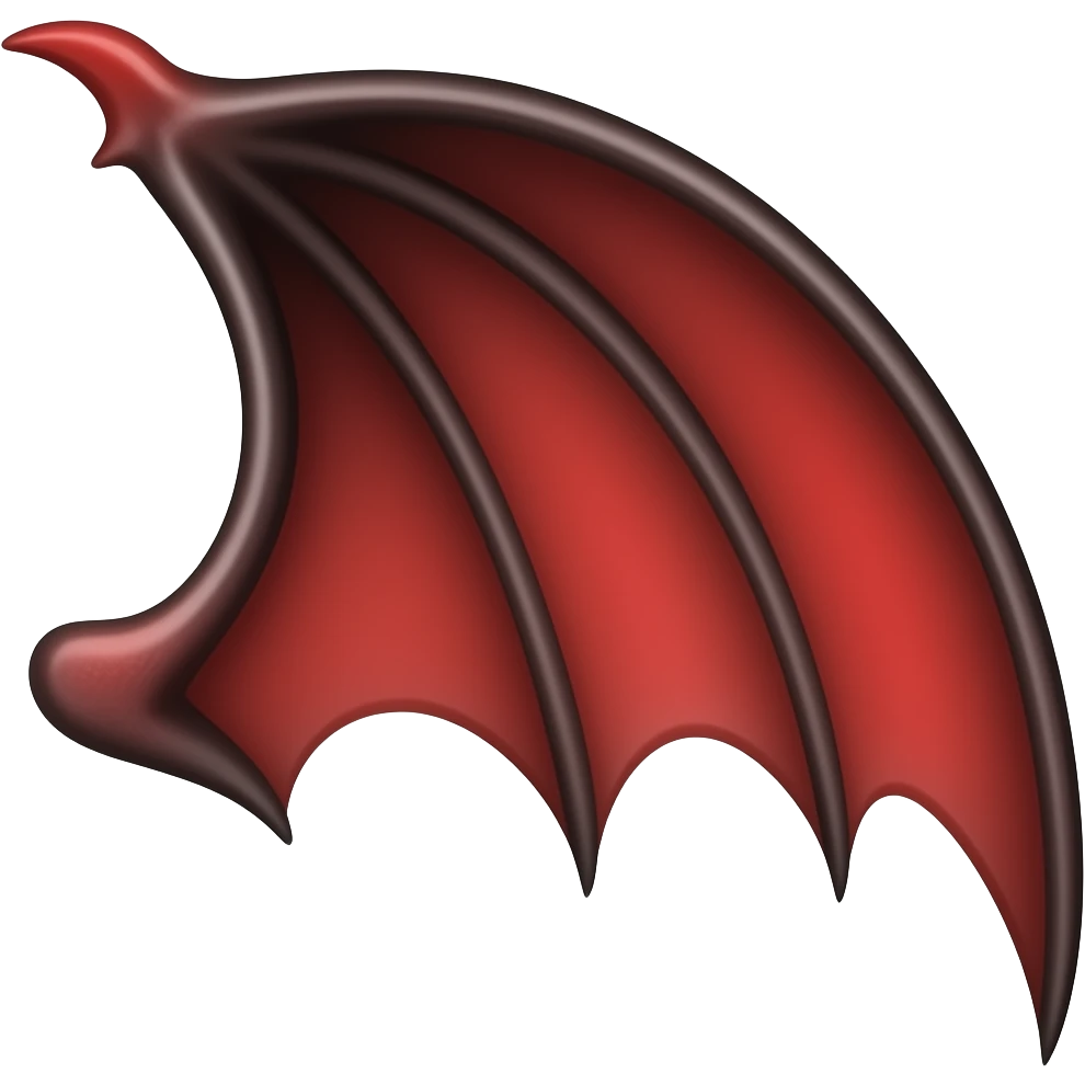 Devil wing emoji right side emoji