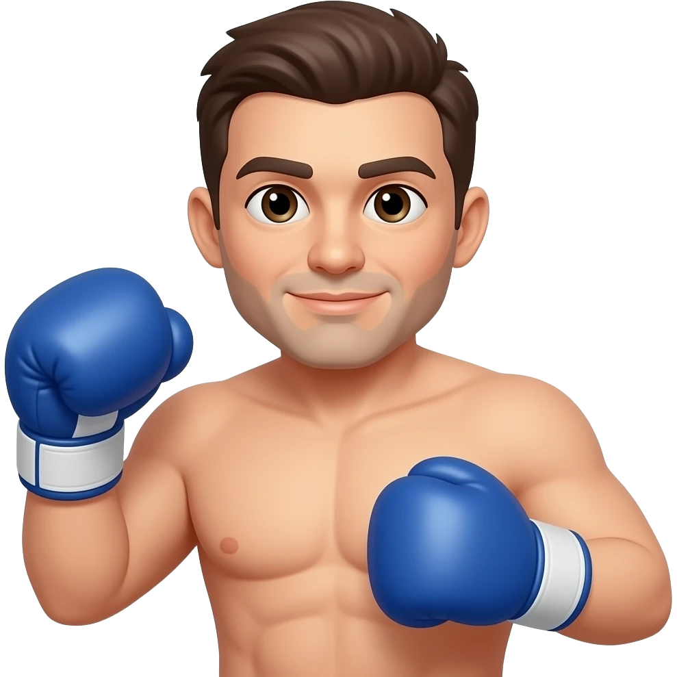 cumming topless boxing emoji