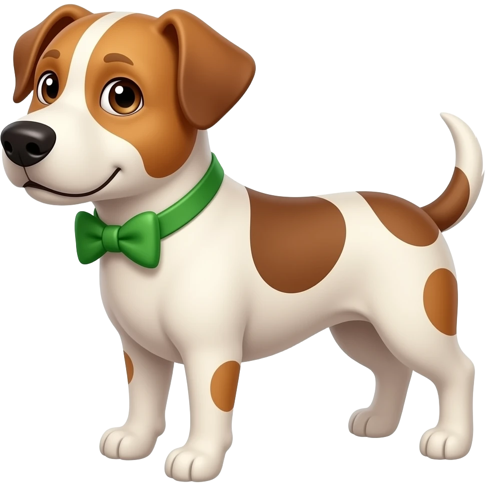 Dogs with Green Bowties emoji