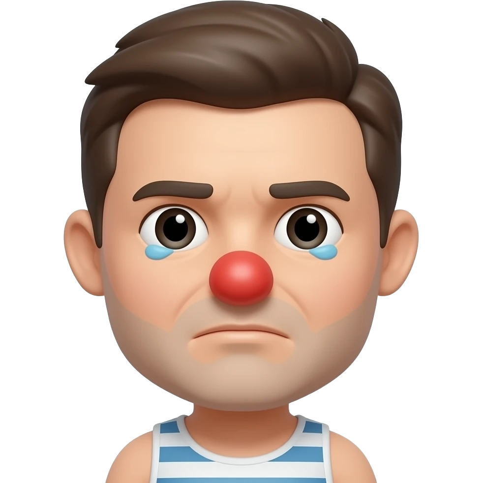 Cute and funny cold face at the beach emoji