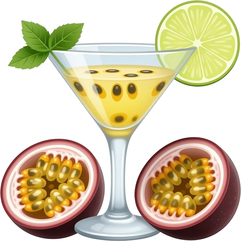 passion fruit martini emoji