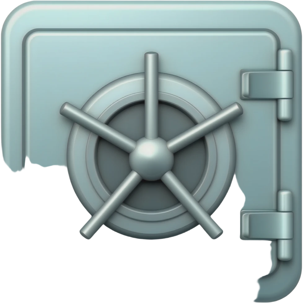 Сейф с деньгами emoji