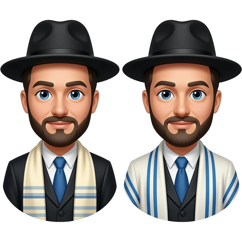 change the 2 black guys to Jewish ones emoji
