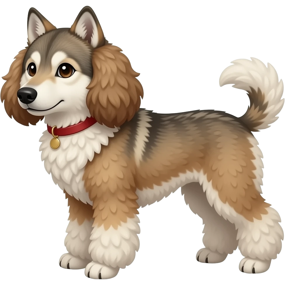 🐺+ 🐕 =  🐩 emoji