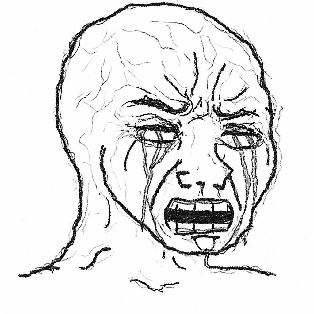 大哭崩溃的表情 emoji