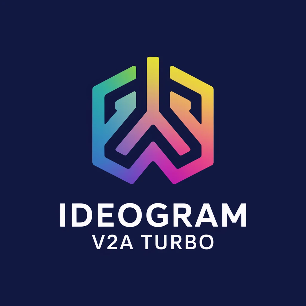 make a colorful logo of "Ideogram V2a Turbo" emoji