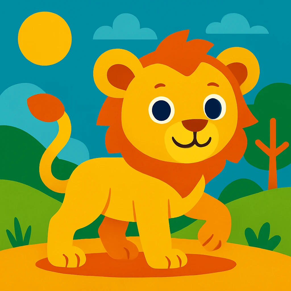 Lion cub emoji