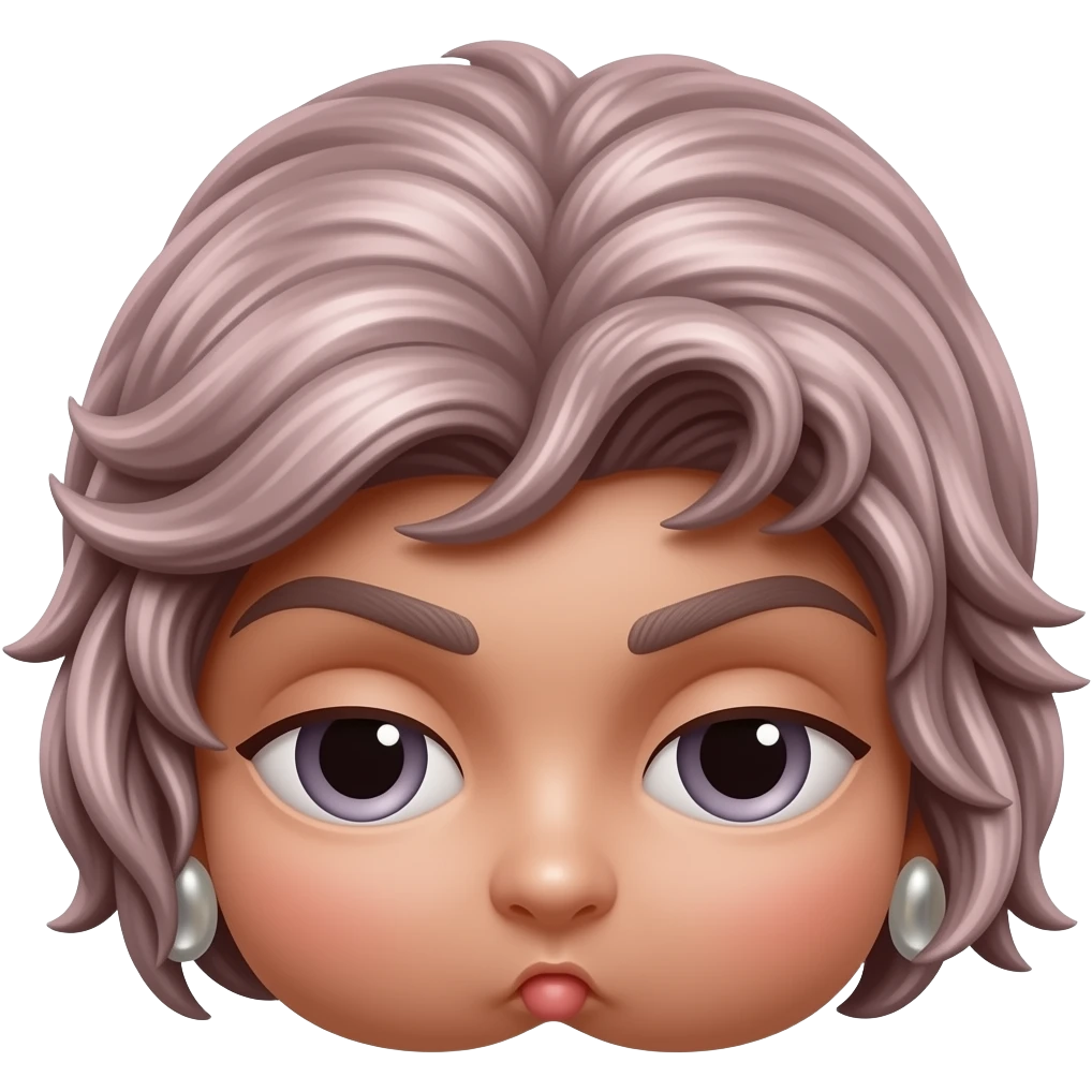 Anal beads coming out of a butthole emoji