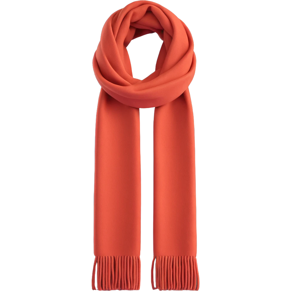 a soft wool scarf emoji