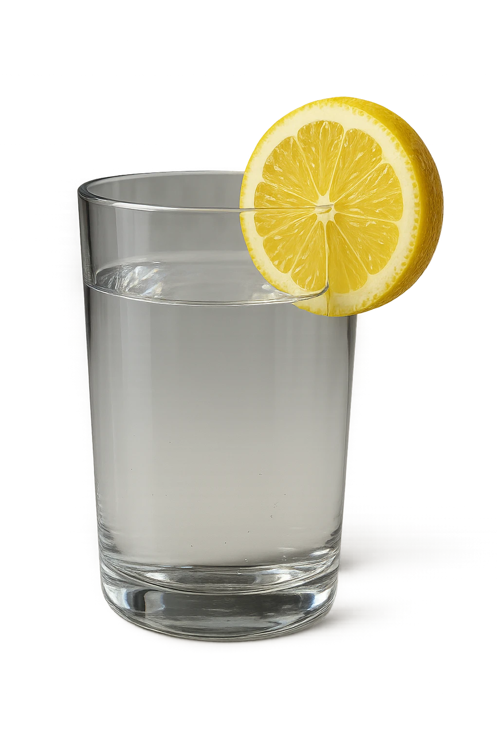 bicchiere di acqua e limone 3d emoji