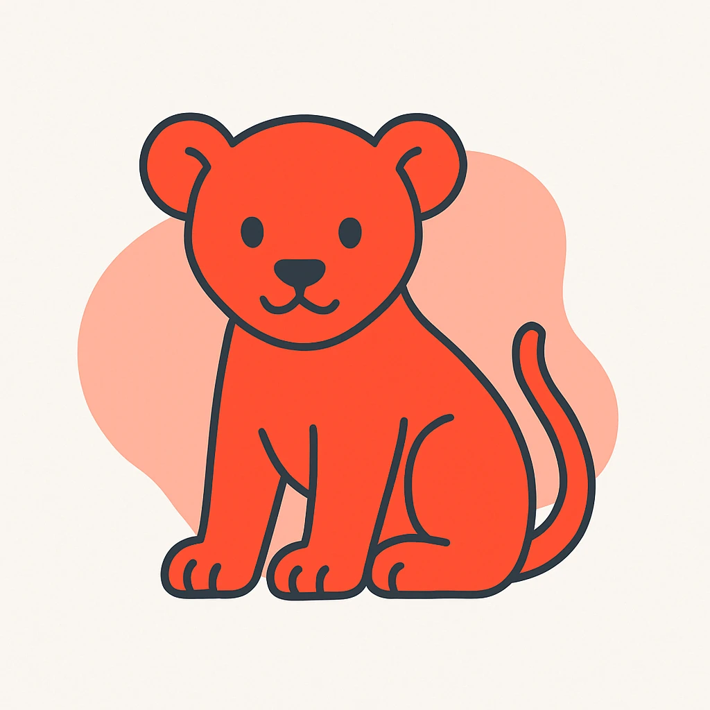 Lion cub emoji