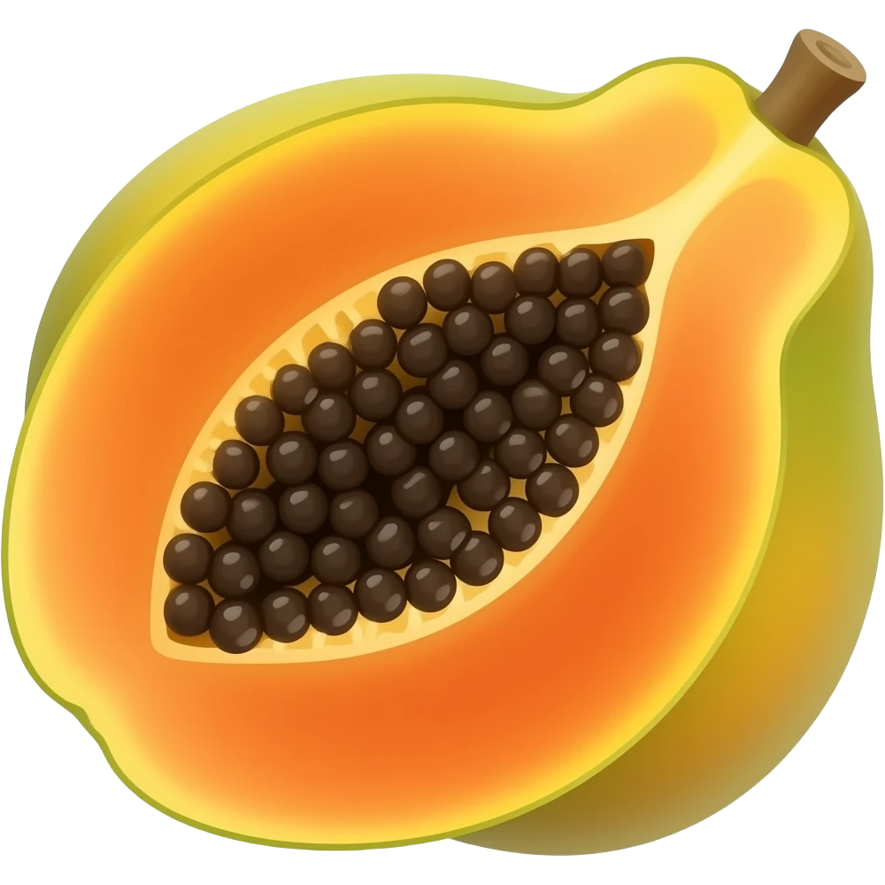 papaya emoji