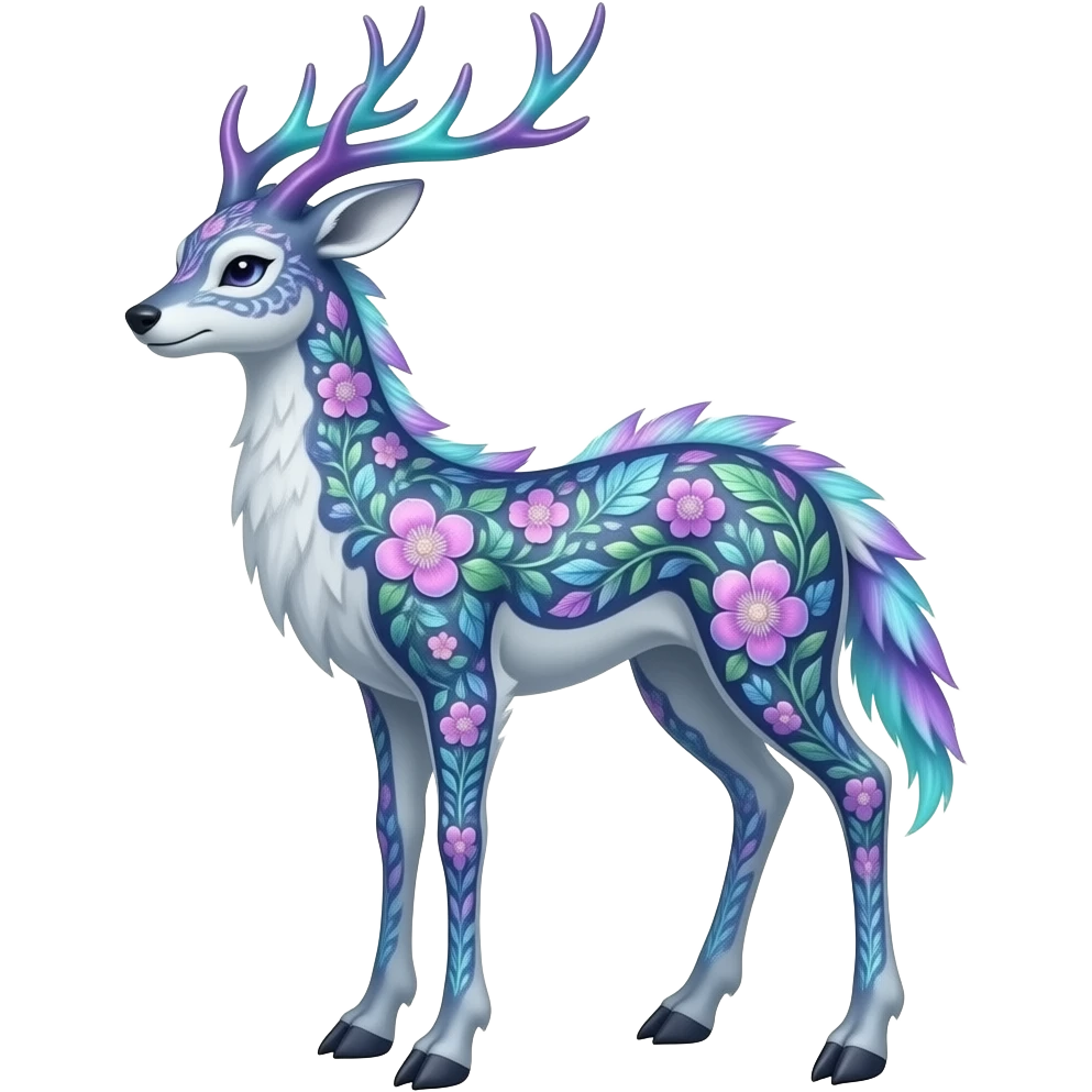 auroral slim thin sparkly tattooed floral lanky screen Trico-vernid-Teto-Fionbri-creature-hybrid emoji