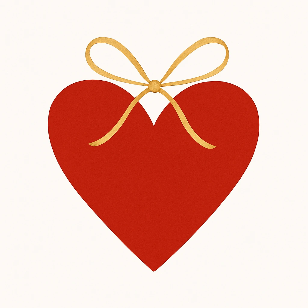 heart with a bow emoji