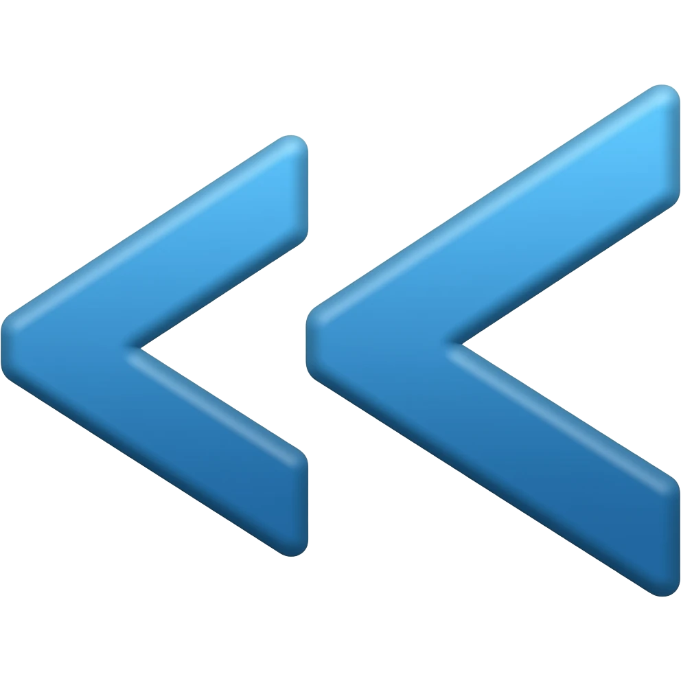 Mavi renk "<>" soldaki küçüktür sağadaki büyüktür işareti olacak emoji