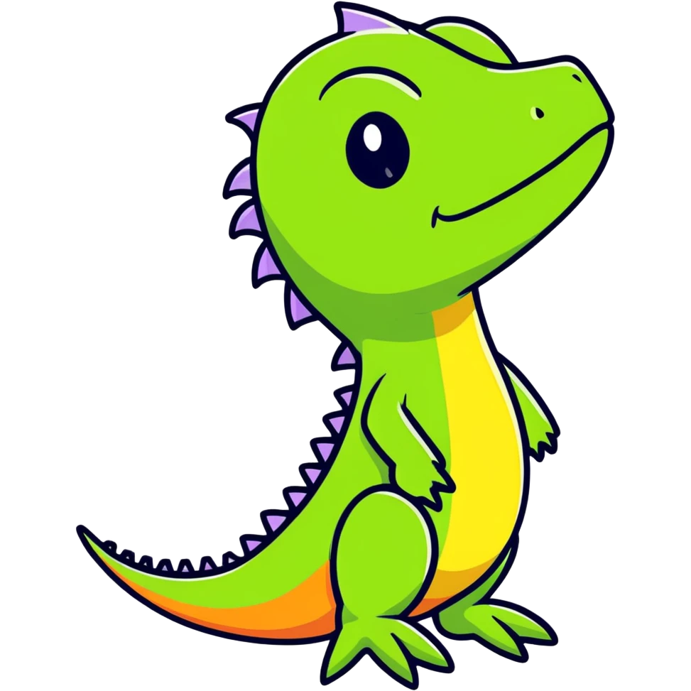 Gay lizard emoji