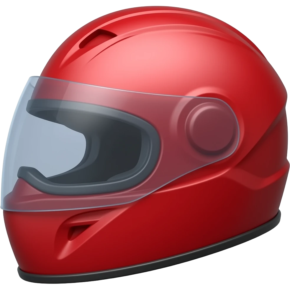helmet  red emoji