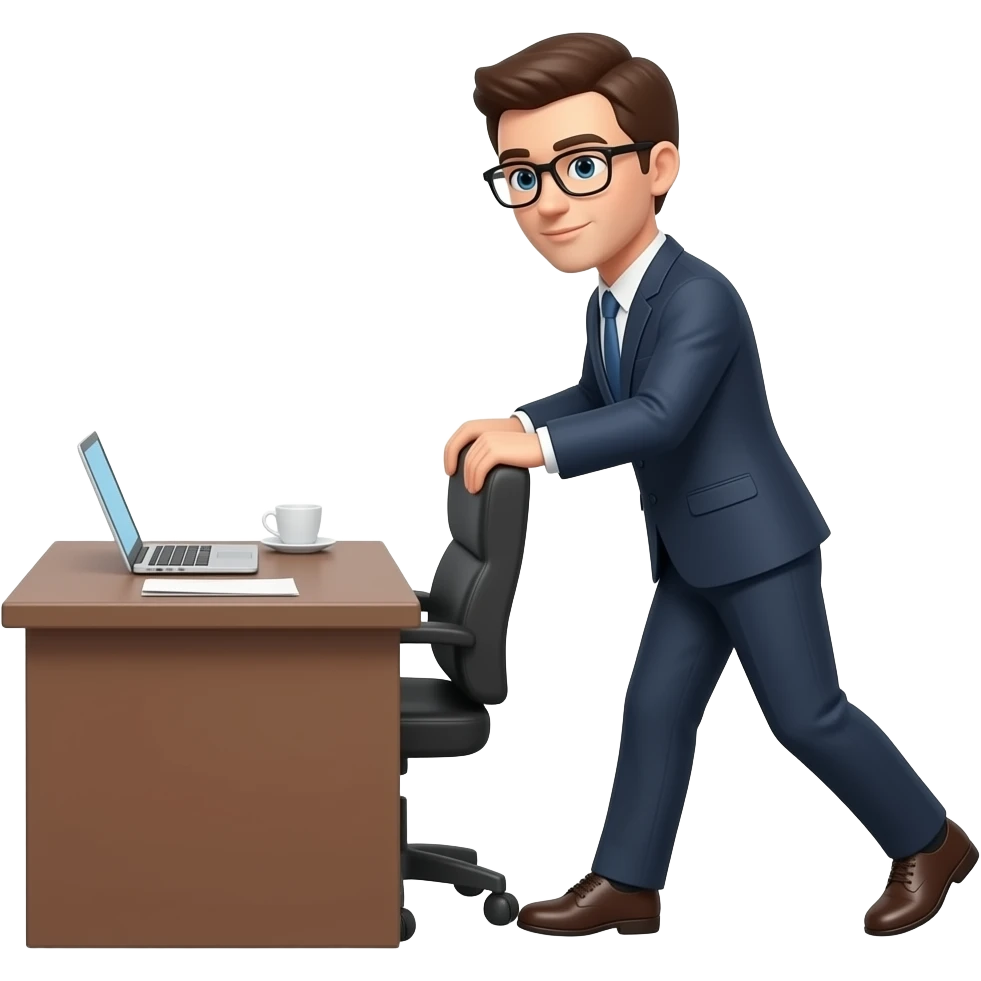 pushing out boss so he retires emoji