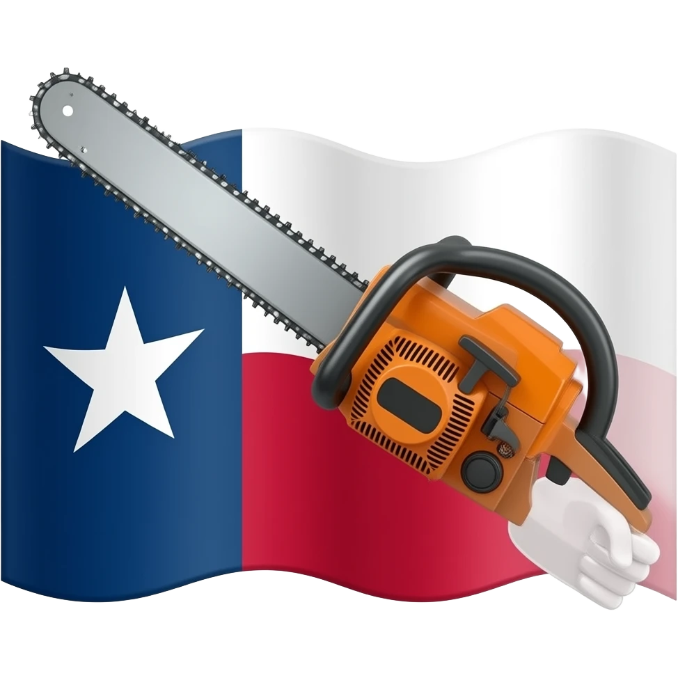 Texas chainsaw emoji