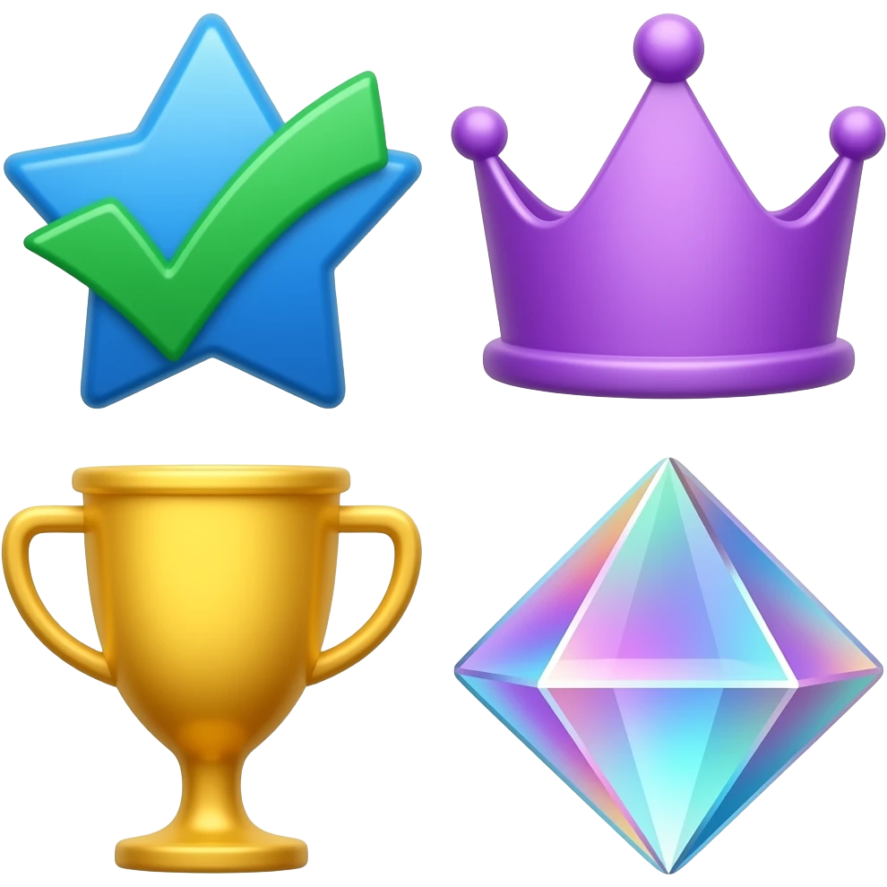 NNOOO I WANT EMOJI FOR DIFFERENT TIERS OF ITEMS, COMMON THATS GREEN RARE BLUE EPIC PURPLE LEGENDARY GOLD AND MYTHIC IS HOLOGRAPHIC I WANT THESE EMOJI TO UPGRADE AS THE TIERS GO HIGHER KINDA LIKE A RANK IN A COMP GAME Y2K THEMED AND CUTE VIDEO GAME THEMSED emoji