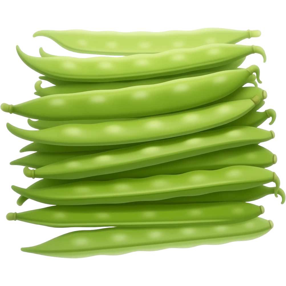 more vibrant Green Beans emoji