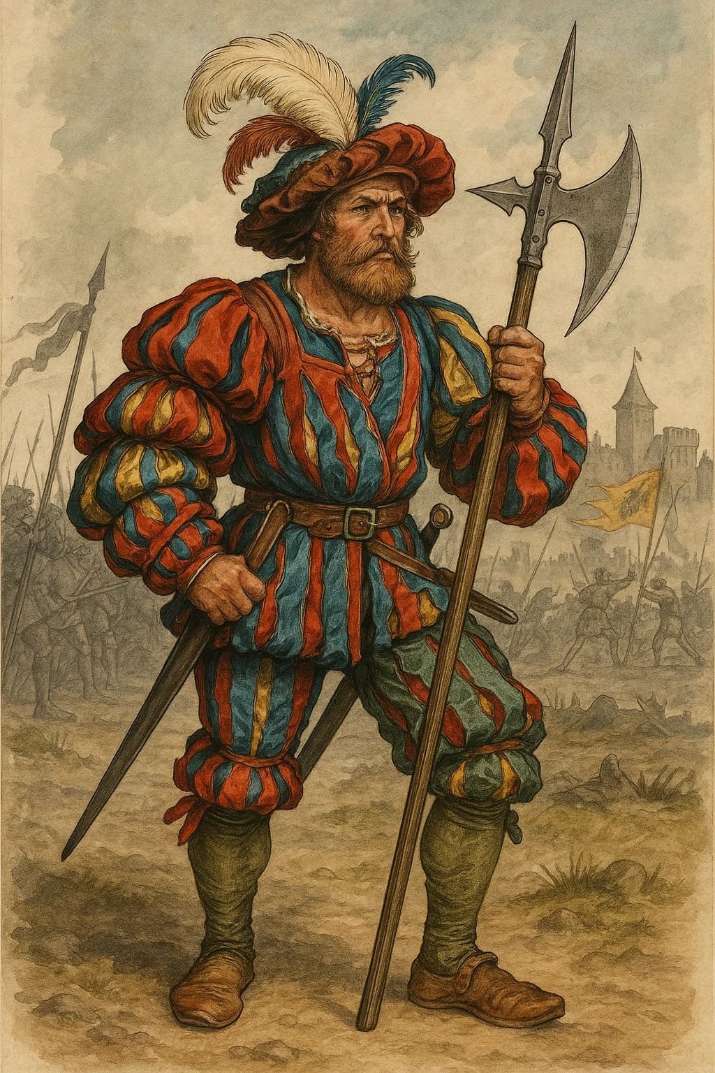Landsknecht mercenary emoji