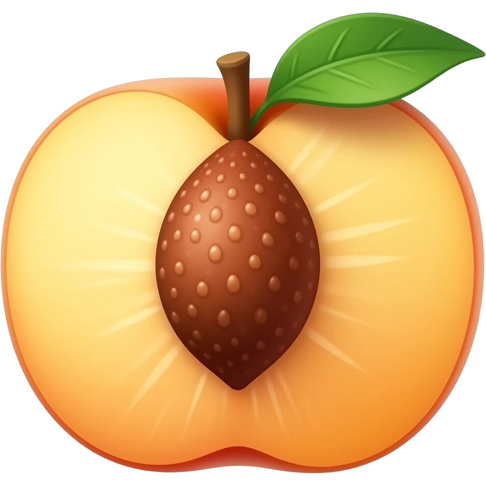 Nectarine emoji
