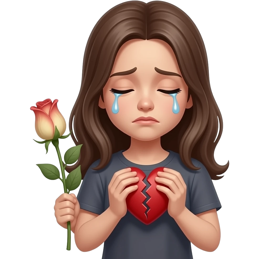 A 💀 + 😭 + 🙏 + 🥀 + 💔 emoji