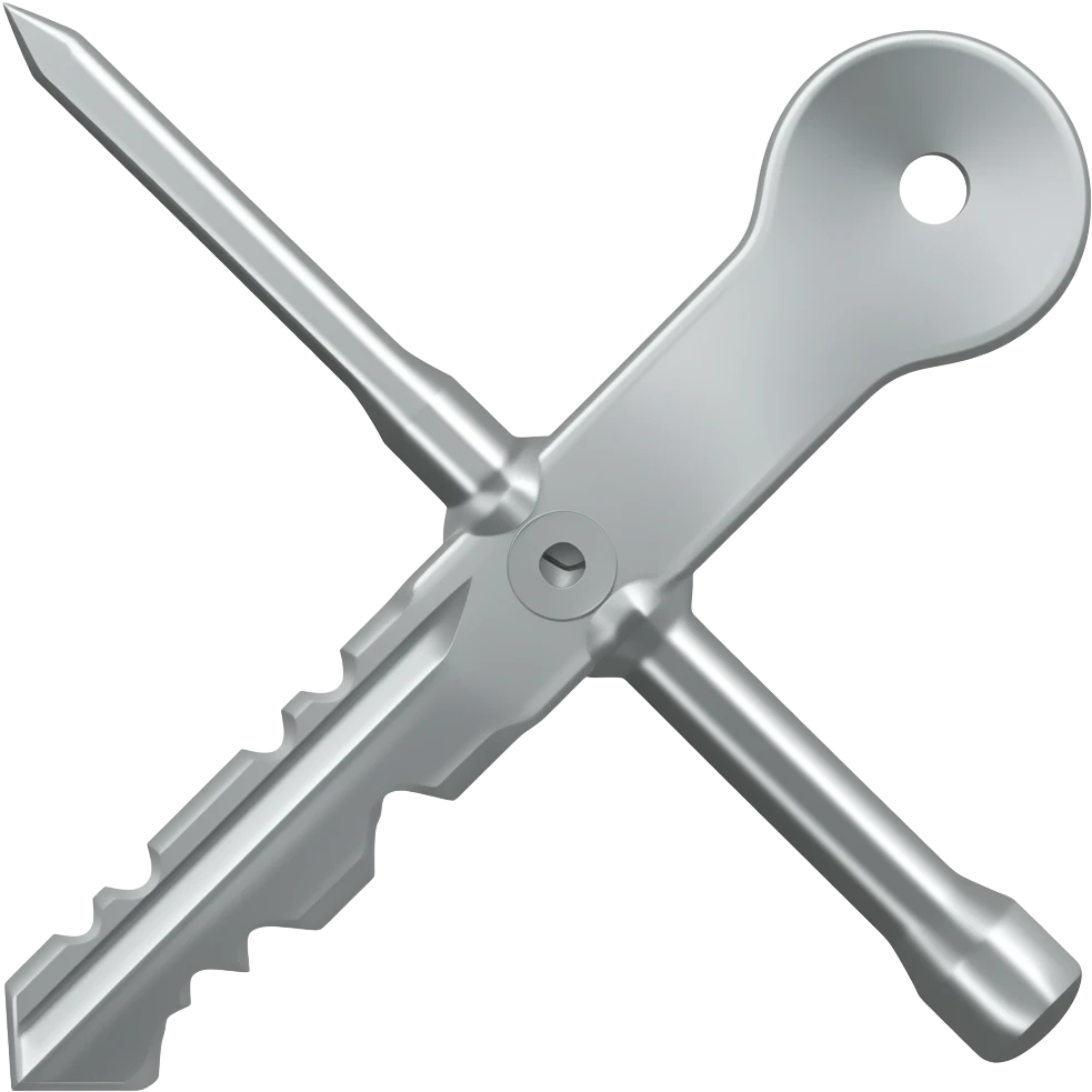 Create a lockpick emoji emoji