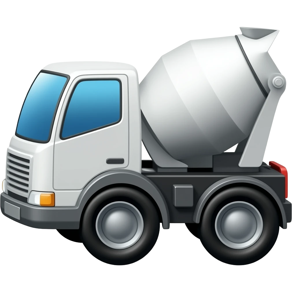Cement truck emoji emoji