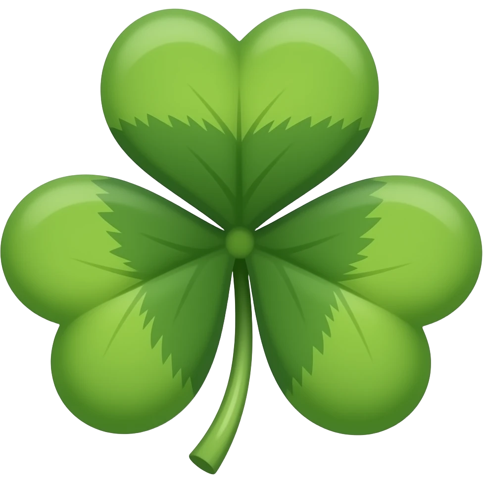5 leaf clover from black clover anime emoji
