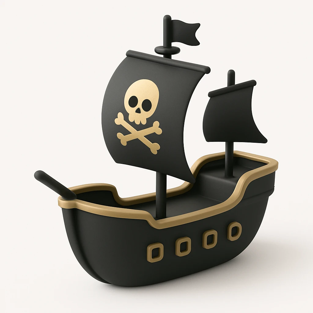 pirate ship emoji