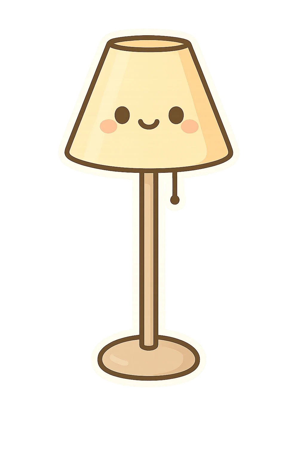 一盏简洁可爱的落地灯 emoji