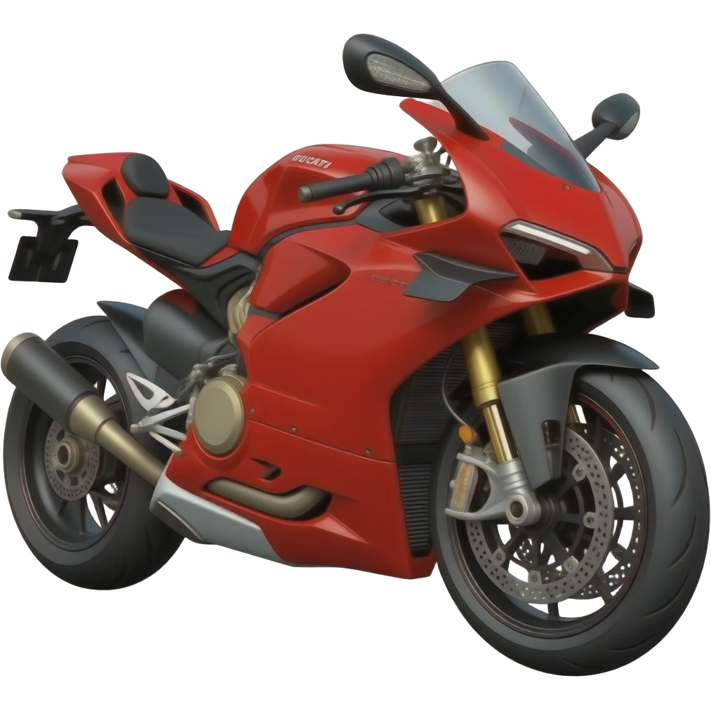 Puoi crearmi una emoji di una moto ducati emoji
