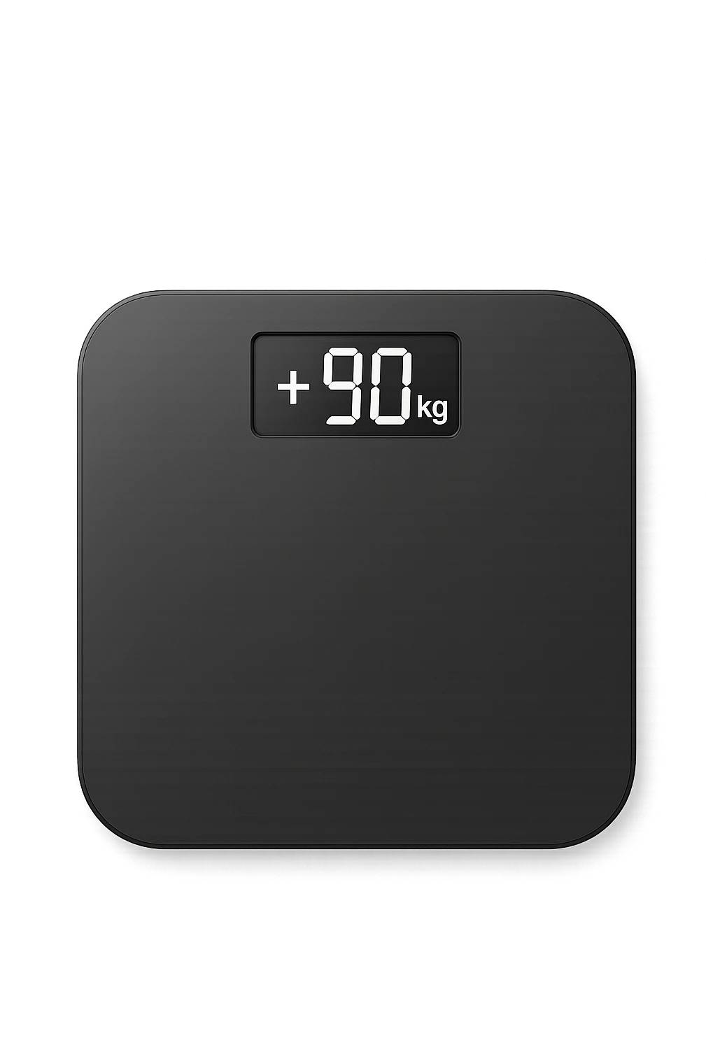 Bilancia pesa persone con scritto +90kg emoji