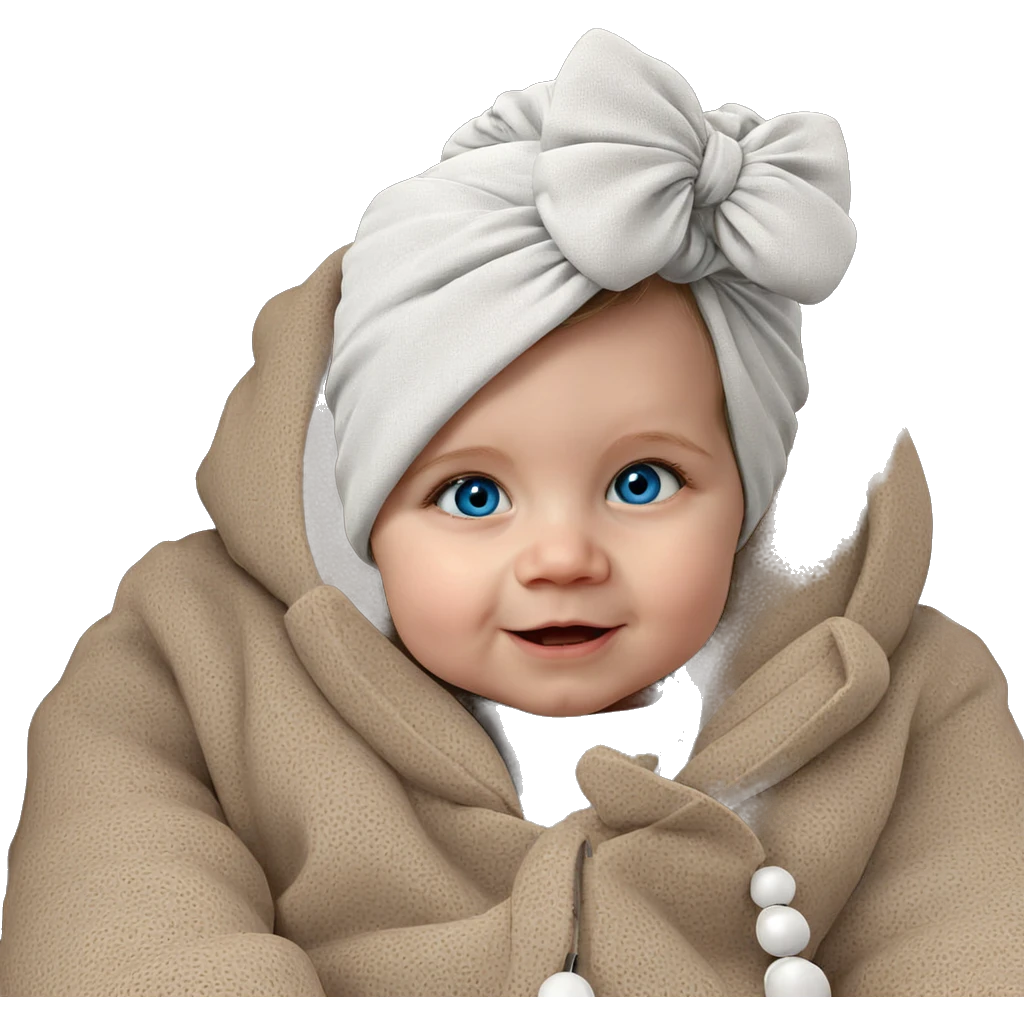 realistic girl with blue eyes emoji