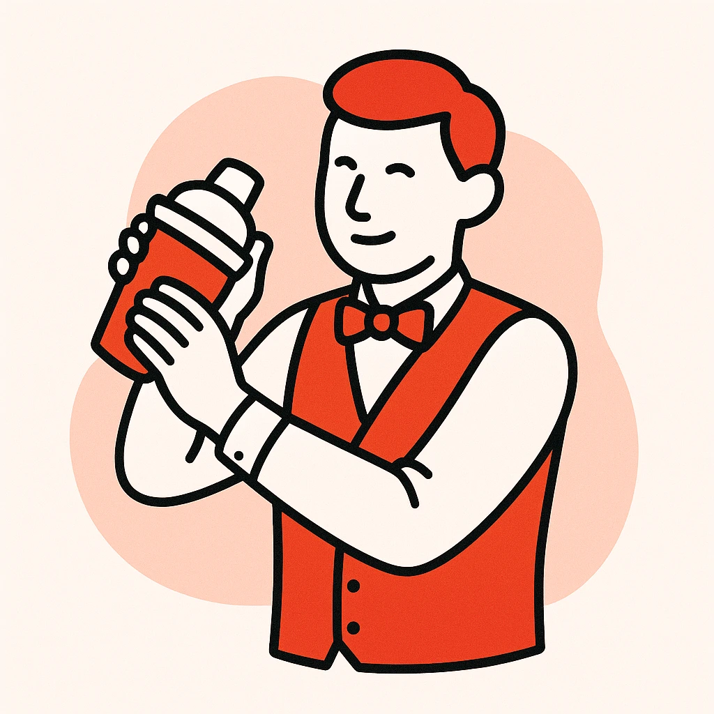 bartender mixing drinks emoji