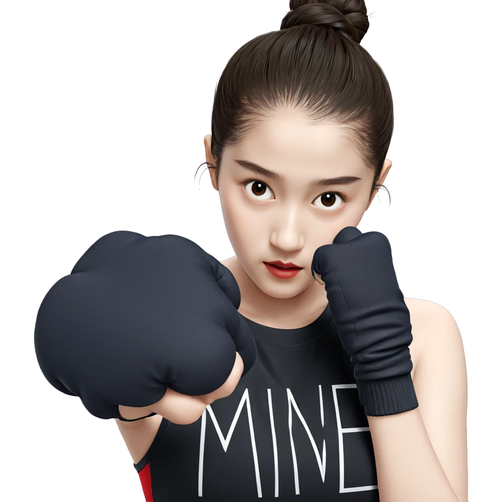 girl in fingerless gloves emoji