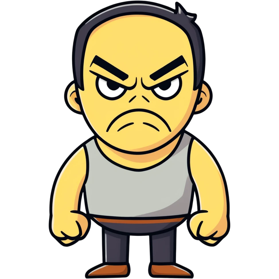 Hombre enojado  emoji