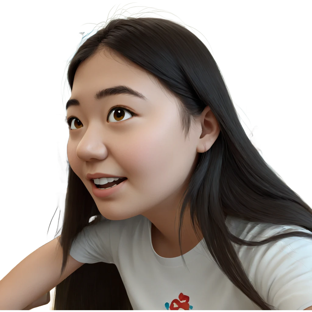 realistic portrait of girl emoji